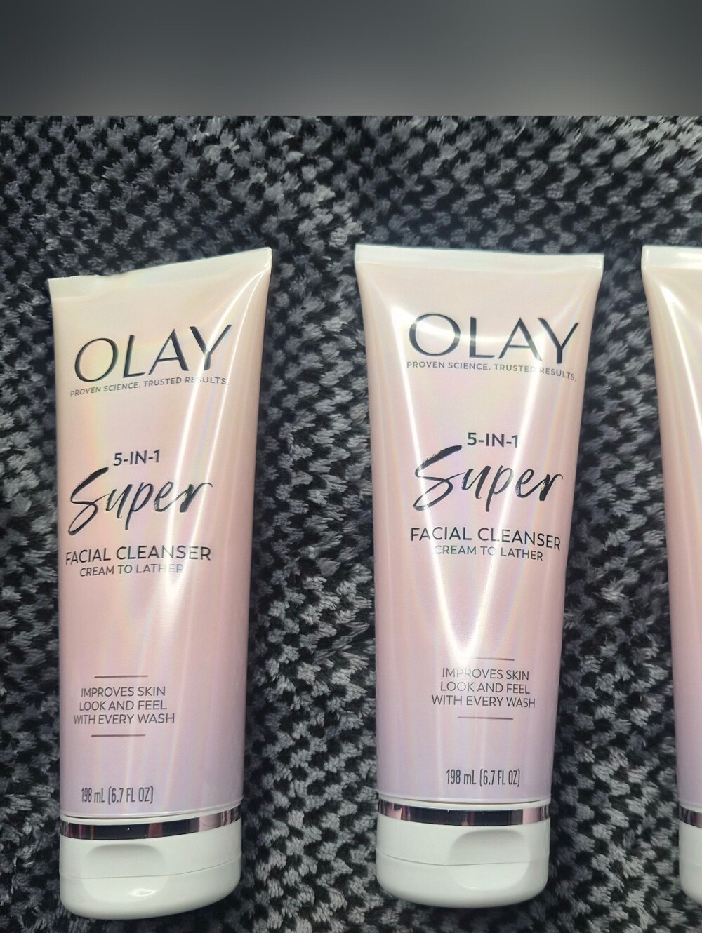 Olay 5-in-1 Super Facial Cleanser 3 Pack 6.7 oz Each New Sealed